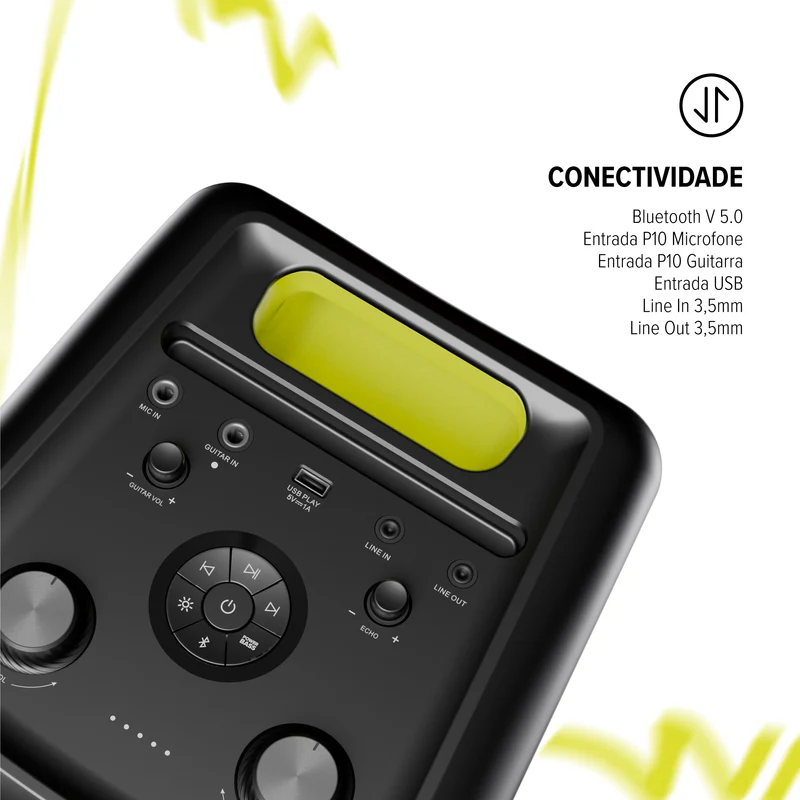 Acabamento e alça para transporte